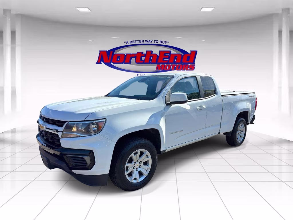 2021 Summit White Chevrolet Colorado LT 4X4 Truck