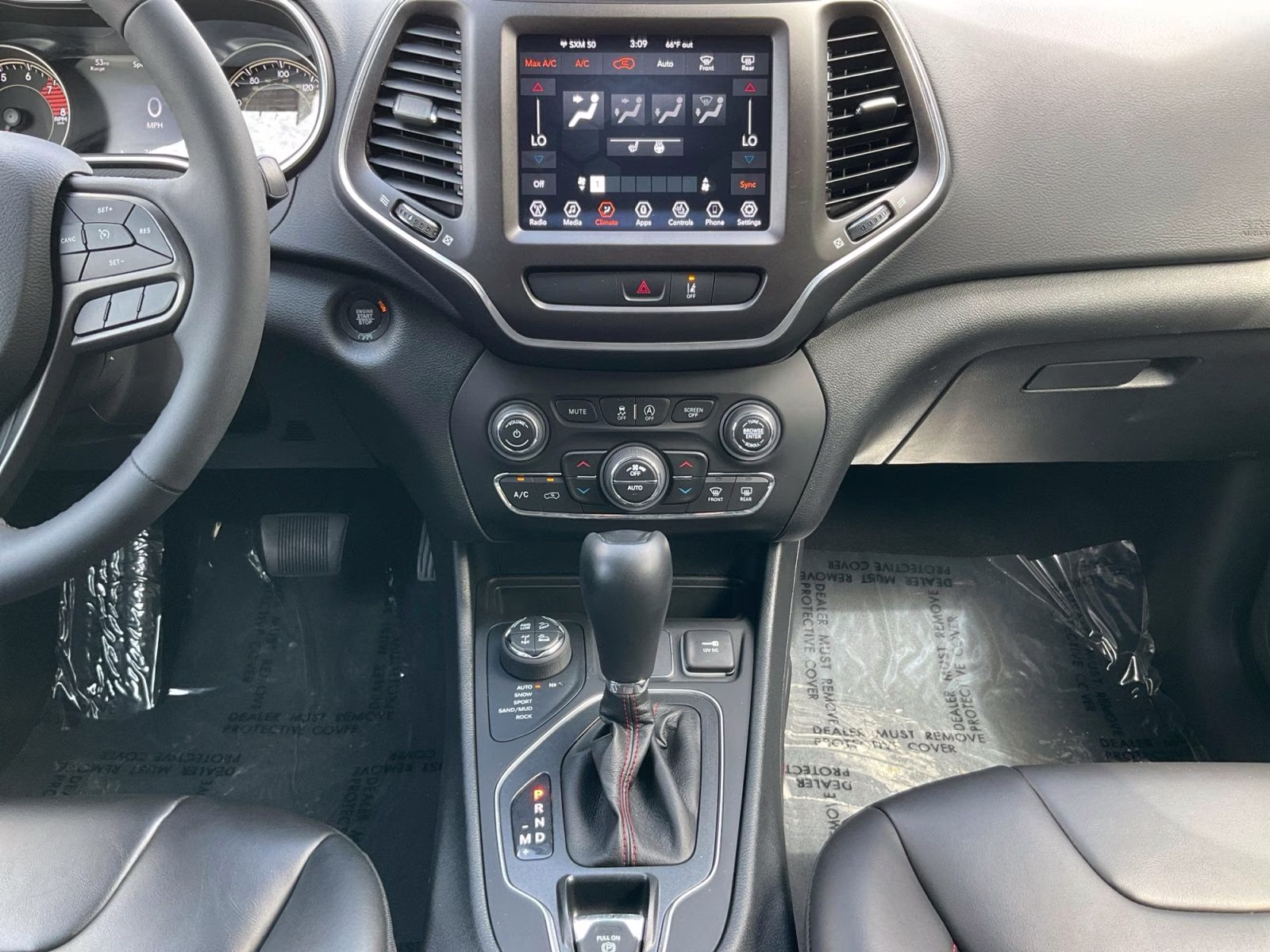 2022 Diamond Black Crystal Pearlcoat Jeep Cherokee Trailhawk 4X4 SUV