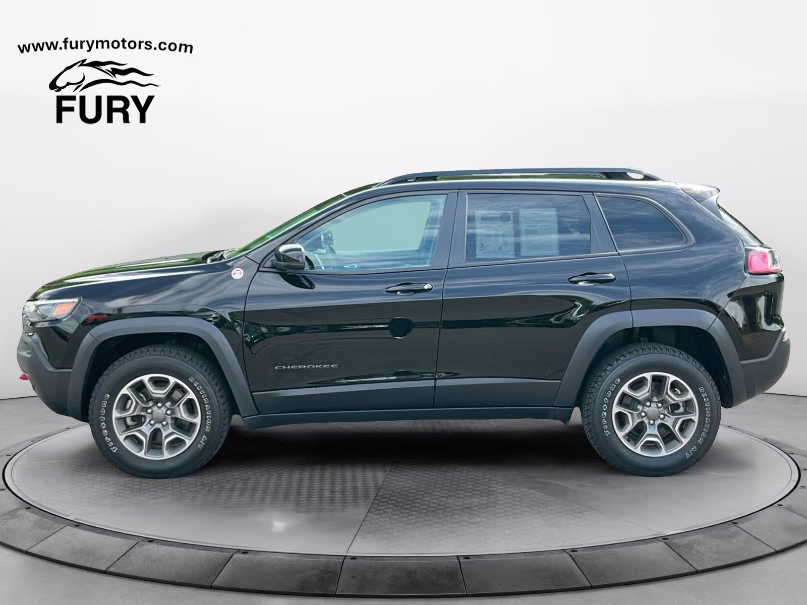 2022 Diamond Black Crystal Pearlcoat Jeep Cherokee Trailhawk 4X4 SUV