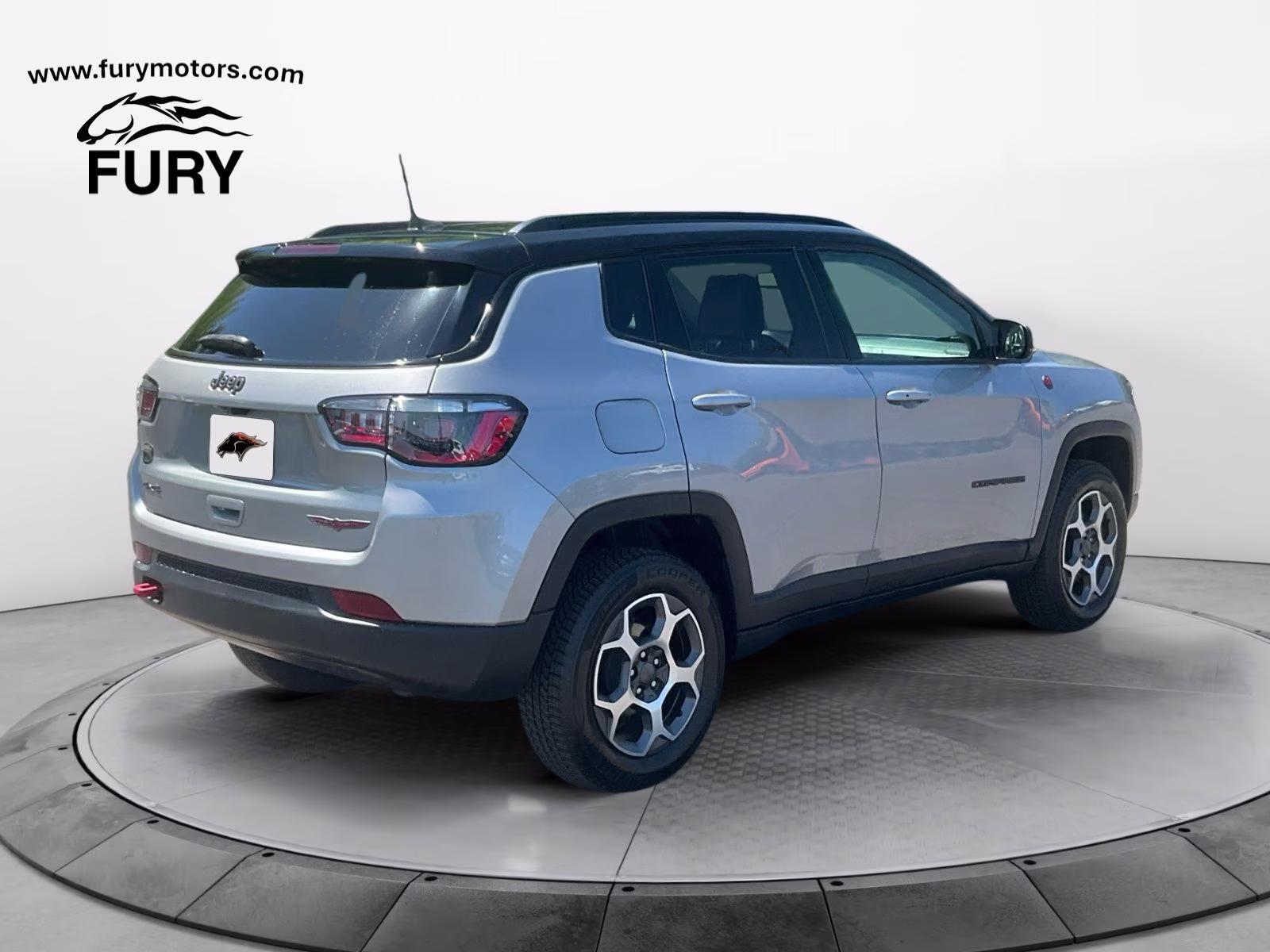 2022 Billet Silver Metallic Clearcoat Jeep Compass Trailhawk 4X4 SUV