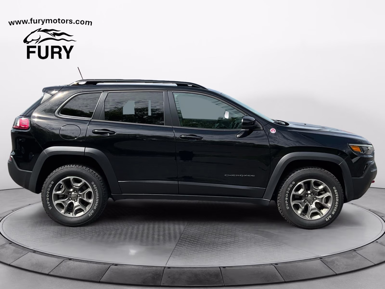 2022 Diamond Black Crystal Pearlcoat Jeep Cherokee Trailhawk 4X4 SUV