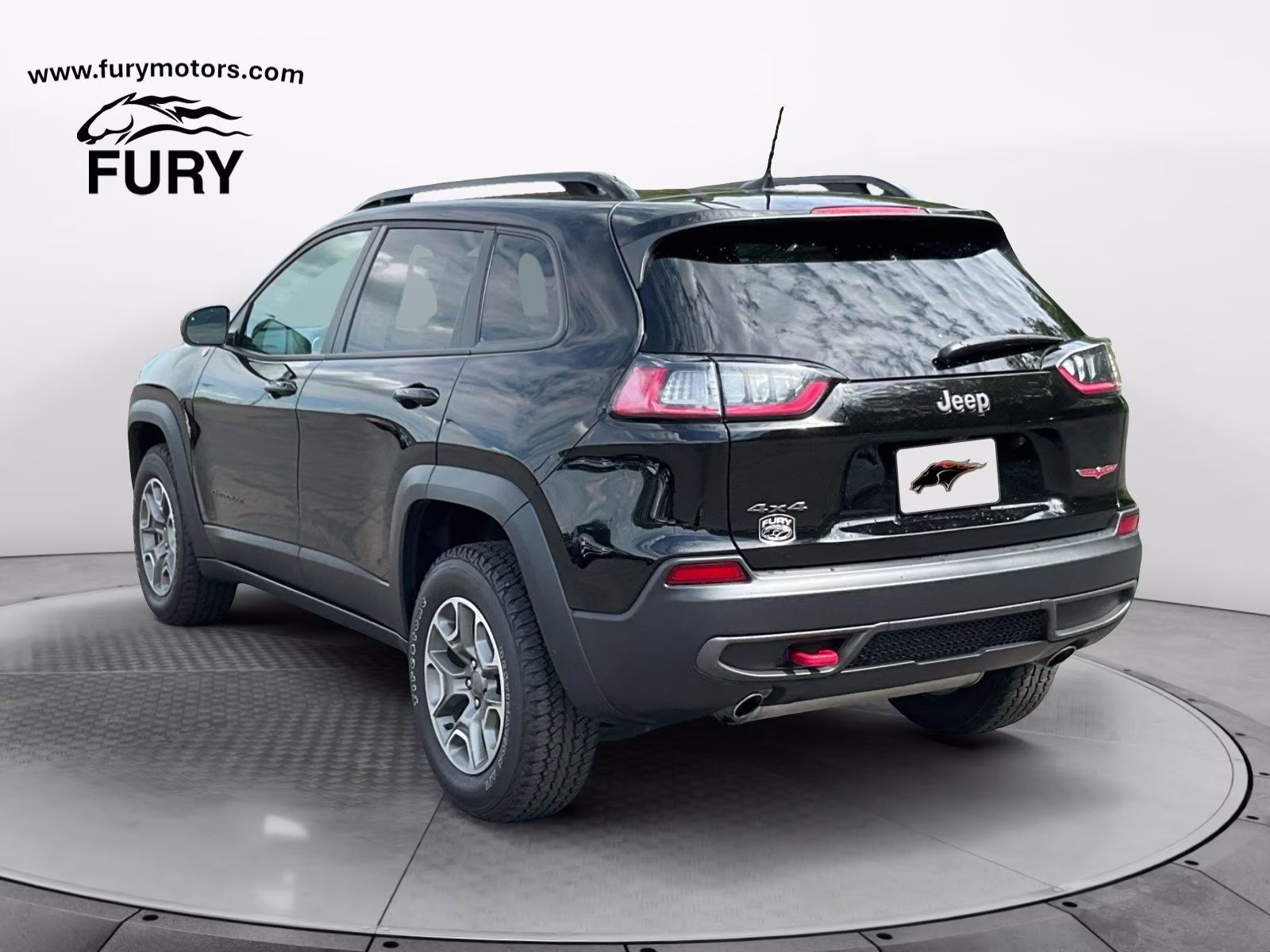 2022 Diamond Black Crystal Pearlcoat Jeep Cherokee Trailhawk 4X4 SUV