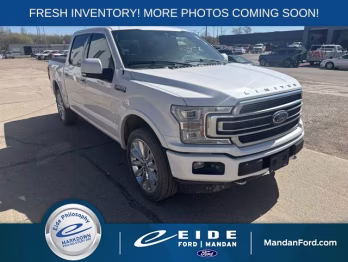 2018 White Platinum Metallic Tri-Coat Ford F-150 Limited 4X4 Truck