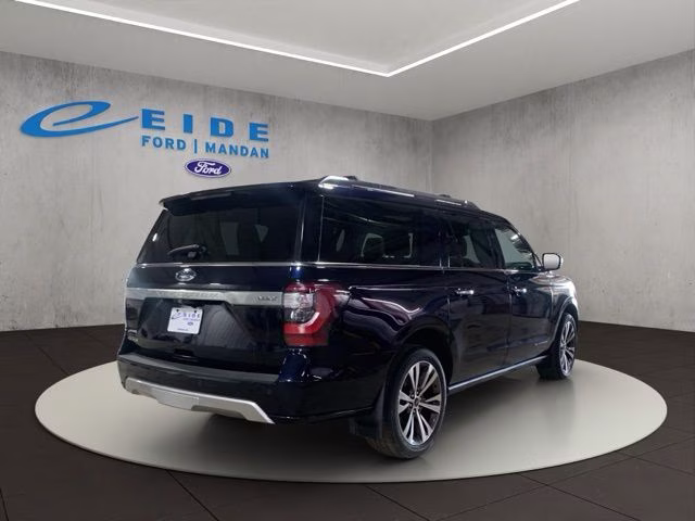 2021 Antimatter Blue Metallic Ford Expedition Max Platinum 4X4 SUV