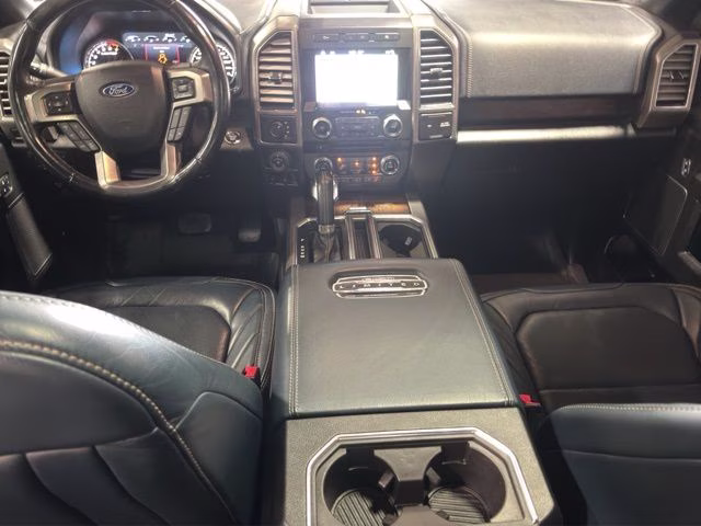 2018 White Platinum Metallic Tri-Coat Ford F-150 Limited 4X4 Truck