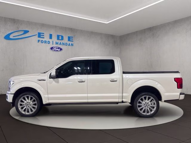 2018 White Platinum Metallic Tri-Coat Ford F-150 Limited 4X4 Truck