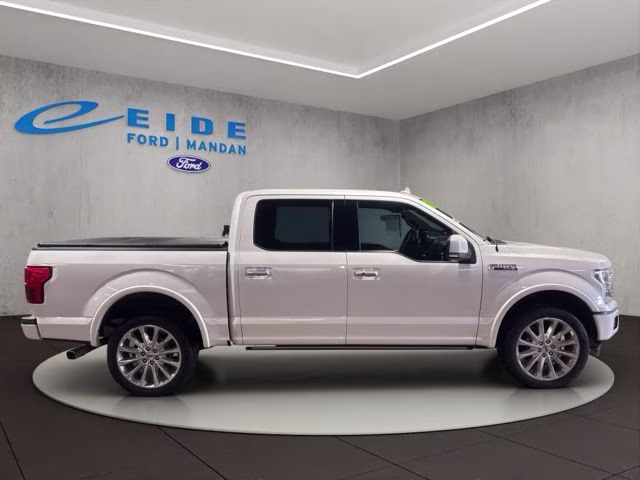 2018 White Platinum Metallic Tri-Coat Ford F-150 Limited 4X4 Truck