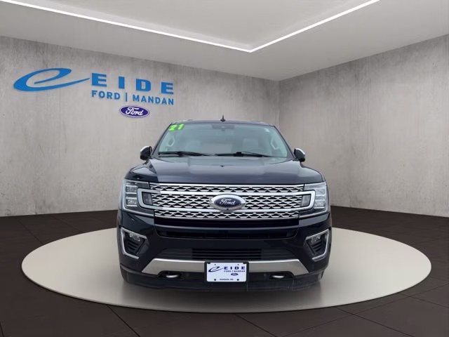 2021 Antimatter Blue Metallic Ford Expedition Max Platinum 4X4 SUV