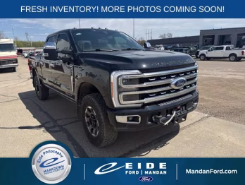 2023 Agate Black Metallic Ford Super Duty F-250 SRW Platinum 4X4 Truck