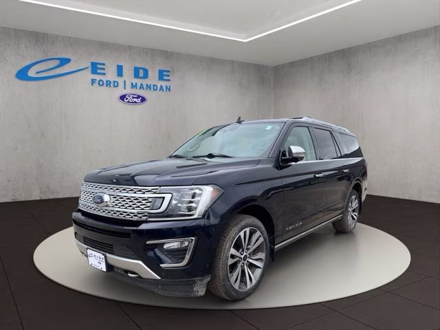 2021 Antimatter Blue Metallic Ford Expedition Max Platinum 4X4 SUV