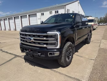 2023 Agate Black Metallic Ford Super Duty F-250 SRW Platinum 4X4 Truck