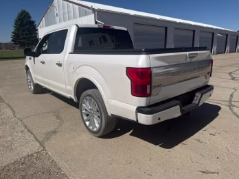 2018 White Platinum Metallic Tri-Coat Ford F-150 Limited 4X4 Truck