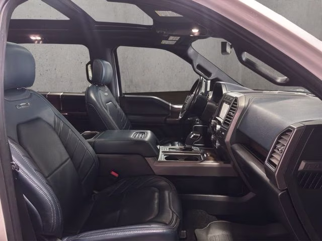 2018 White Platinum Metallic Tri-Coat Ford F-150 Limited 4X4 Truck