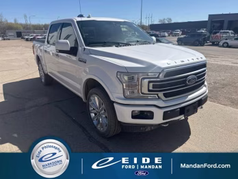 2018 White Platinum Metallic Tri-Coat Ford F-150 Limited Truck