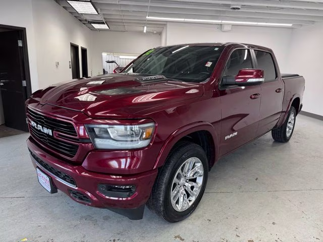 2022 Delmonico Red Pearlcoat Ram 1500 Laramie 4X4 Truck