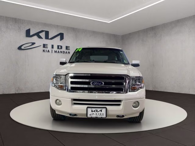 2014 White Platinum Clearcoat Metallic Ford Expedition EL Limited 4X4 SUV