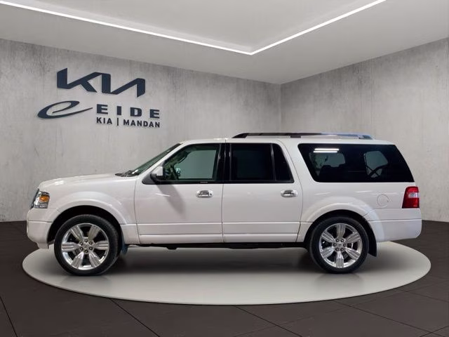 2014 White Platinum Clearcoat Metallic Ford Expedition EL Limited 4X4 SUV
