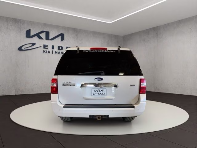 2014 White Platinum Clearcoat Metallic Ford Expedition EL Limited 4X4 SUV