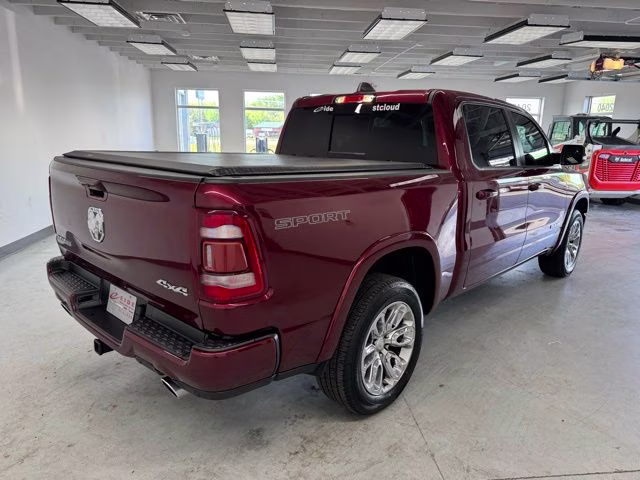 2022 Delmonico Red Pearlcoat Ram 1500 Laramie 4X4 Truck