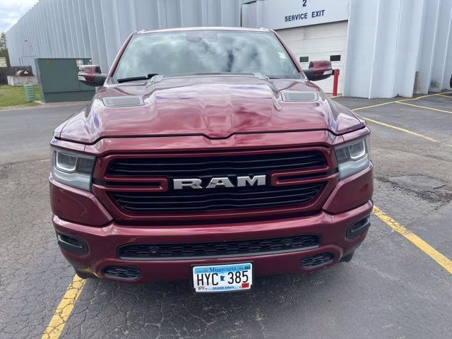 2022 Delmonico Red Pearlcoat Ram 1500 Laramie 4X4 Truck