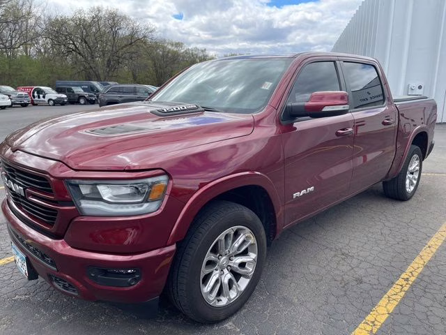 2022 Delmonico Red Pearlcoat Ram 1500 Laramie 4X4 Truck