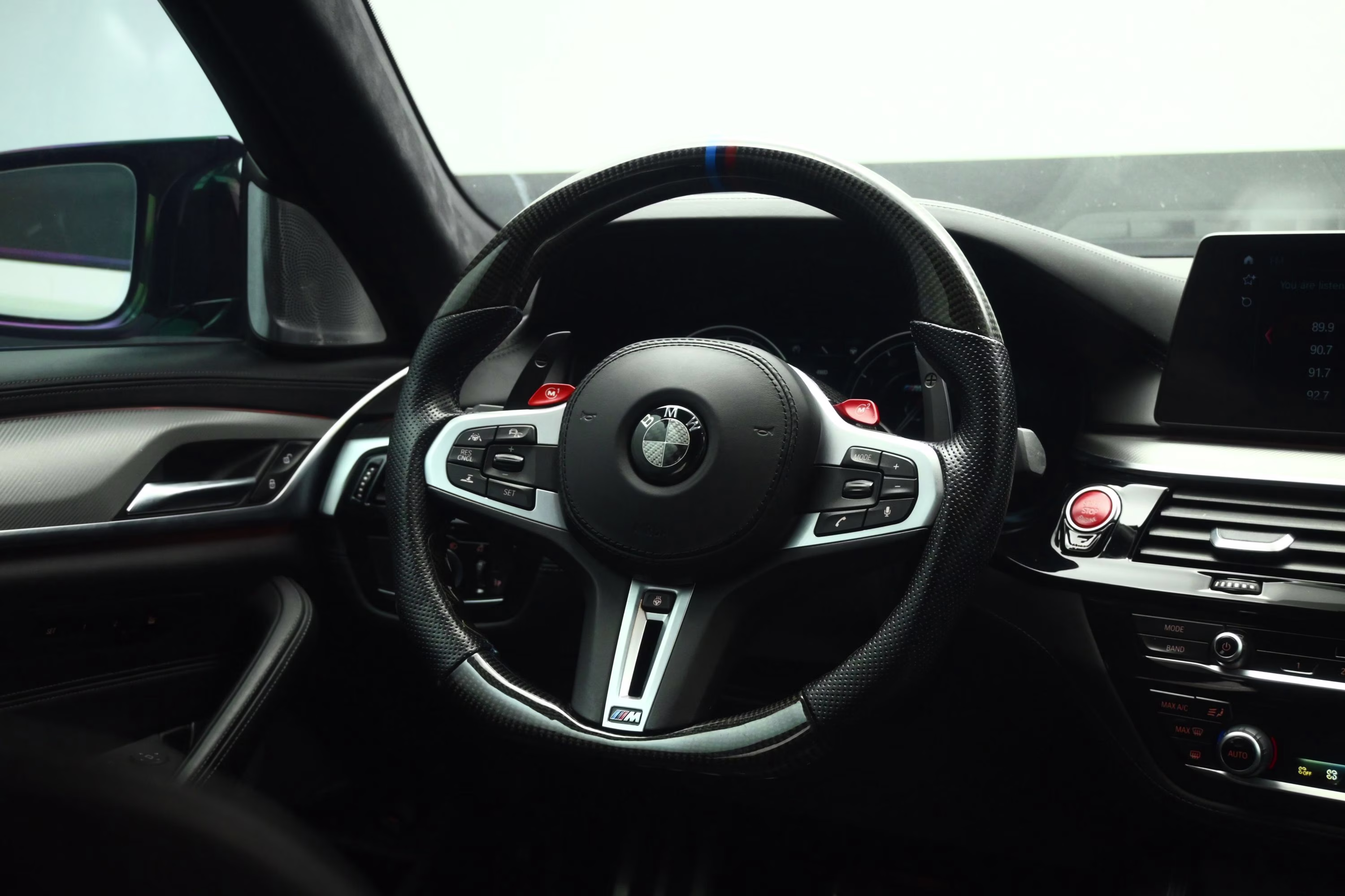 2018 Alpine White BMW M5 Base AWD Sedan