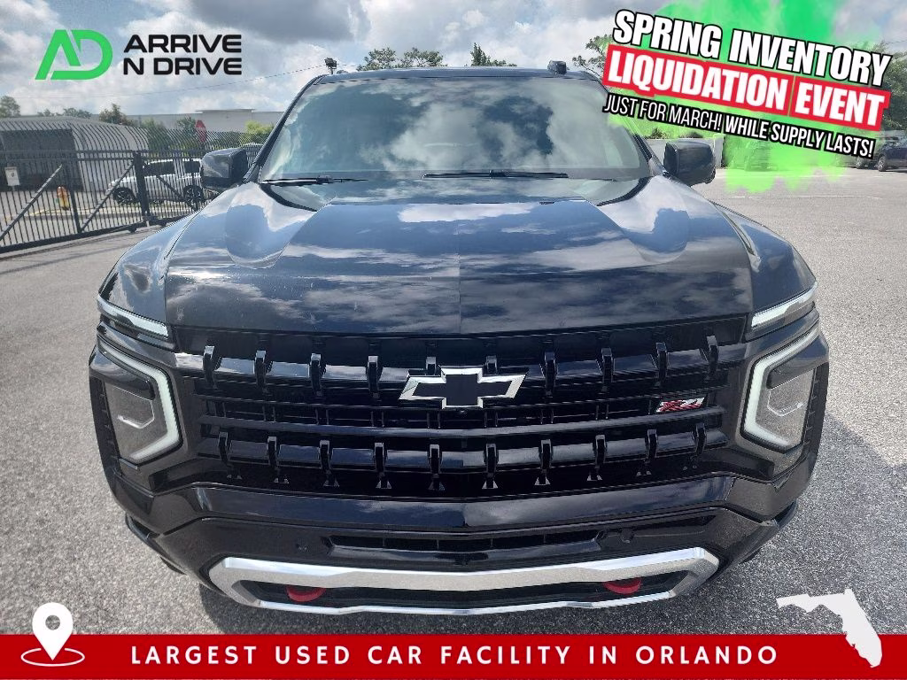 2025 Black Chevrolet Suburban Z71 4X4 SUV