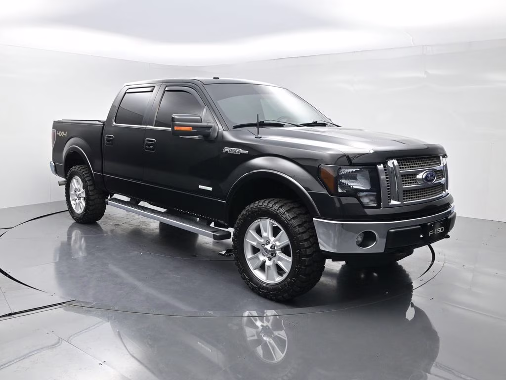 2012 Tuxedo Black Metallic Ford F-150 Lariat 4X4 Truck
