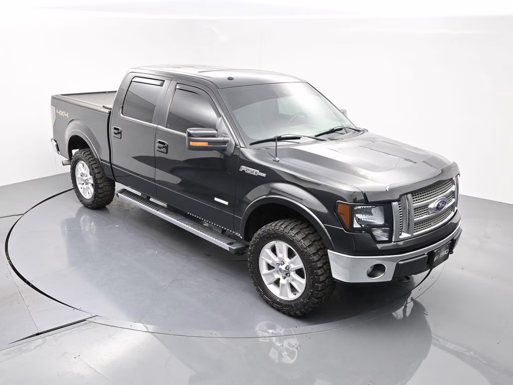 2012 Tuxedo Black Metallic Ford F-150 Lariat 4X4 Truck