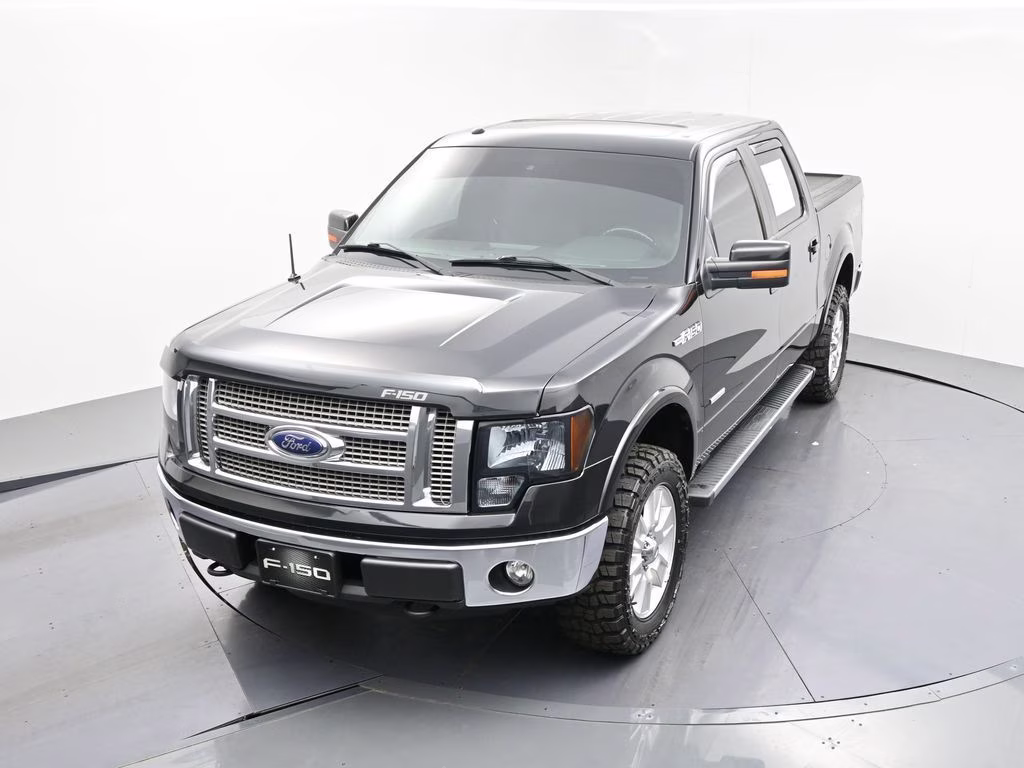 2012 Tuxedo Black Metallic Ford F-150 Lariat 4X4 Truck