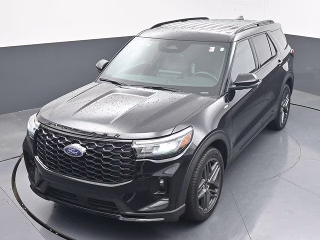 2025 Black Metallic Ford Explorer ST-Line 4X4 SUV