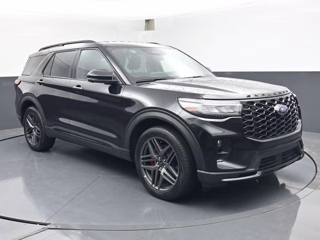 2025 Black Metallic Ford Explorer ST-Line 4X4 SUV