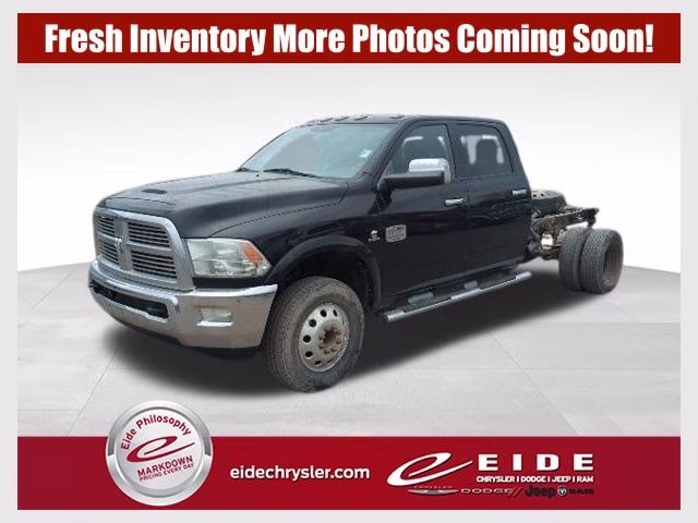 2012 Black Clearcoat Ram 3500 Laramie Longhorn 4X4 Truck