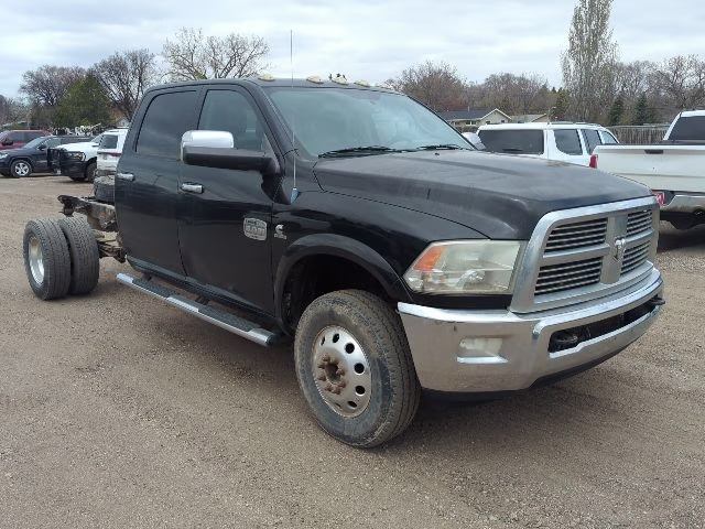 2012 Black Clearcoat Ram 3500 Laramie Longhorn 4X4 Truck