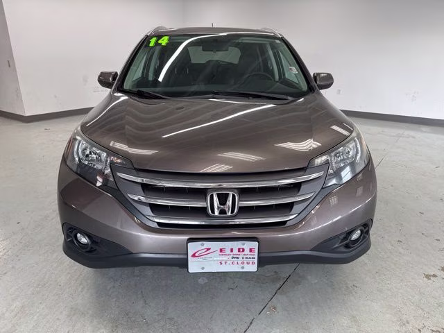 Used 2014 Honda CR-V EX-L with VIN 2HKRM4H74EH696568 for sale in Waite Park, Minnesota