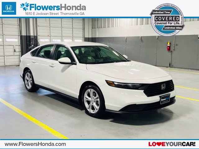 2026 Platinum White Pearl Honda Accord LX Sedan