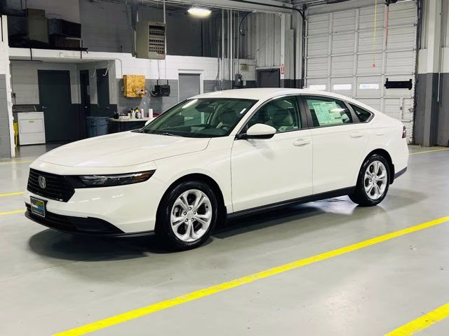 2026 Platinum White Pearl Honda Accord LX FWD Sedan