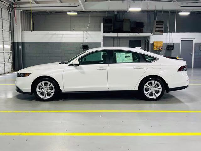 2026 Platinum White Pearl Honda Accord LX FWD Sedan