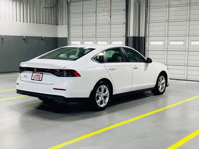 2026 Platinum White Pearl Honda Accord LX FWD Sedan