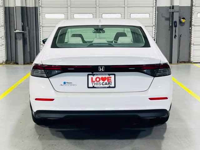 2026 Platinum White Pearl Honda Accord LX FWD Sedan