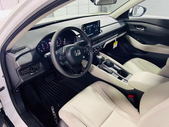 2026 Platinum White Pearl Honda Accord LX FWD Sedan