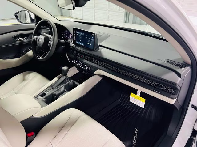 2026 Platinum White Pearl Honda Accord LX FWD Sedan