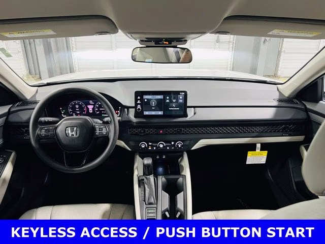 2026 Platinum White Pearl Honda Accord LX FWD Sedan
