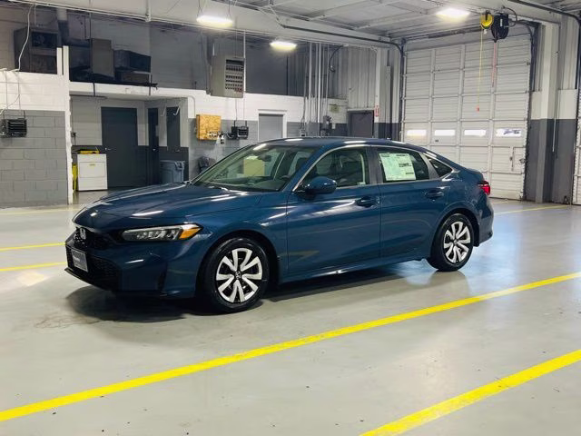 2026 Blue Lagoon Pearl Honda Civic LX FWD Sedan