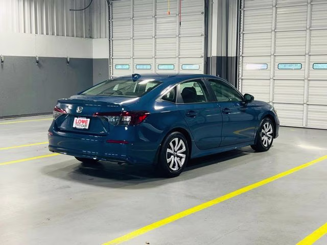 2026 Blue Lagoon Pearl Honda Civic LX FWD Sedan