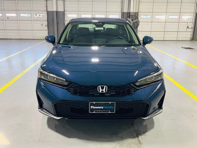 2026 Blue Lagoon Pearl Honda Civic LX FWD Sedan