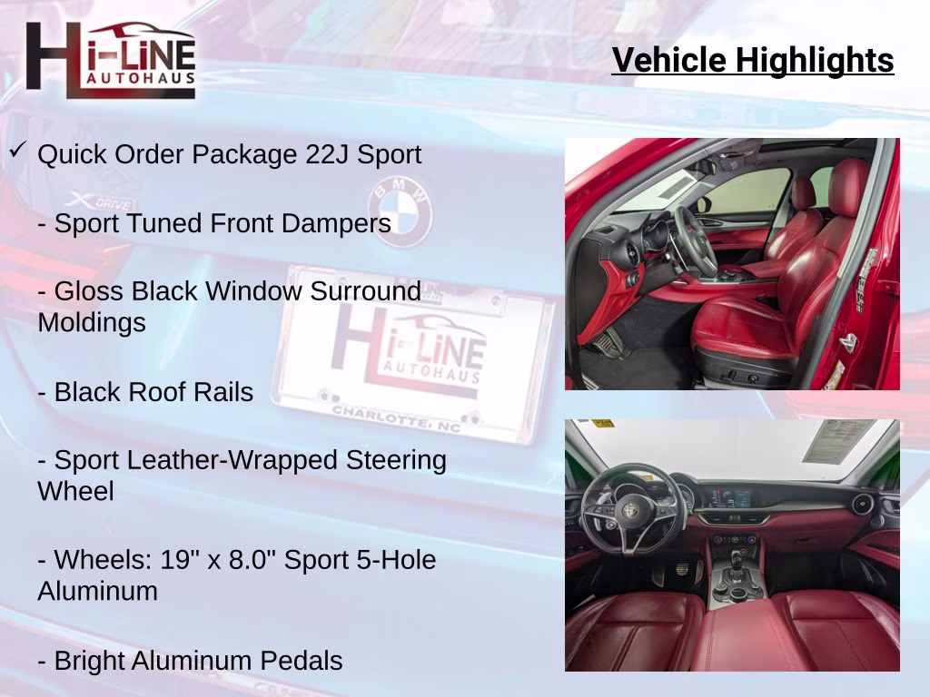 2018 Alfa Rosso Alfa Romeo Stelvio Base AWD SUV