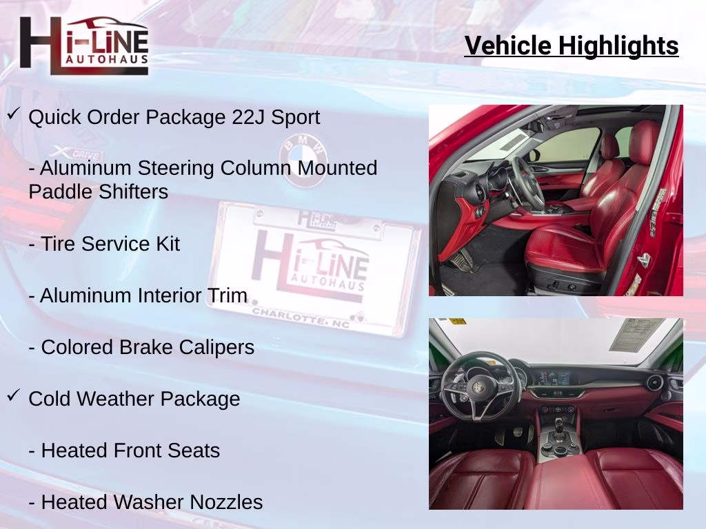 2018 Alfa Rosso Alfa Romeo Stelvio Base AWD SUV