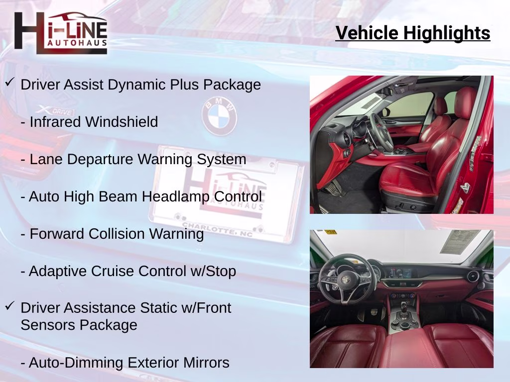 2018 Alfa Rosso Alfa Romeo Stelvio Base AWD SUV