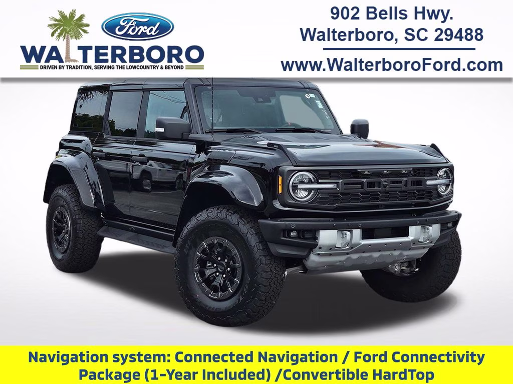 2026 Shadow Black Ford Bronco Raptor 4X4 SUV
